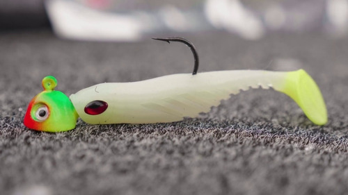 Señuelos Pesca Ripple Shad Berkley Cebos Plasticos Jig 10cm Color Smelt