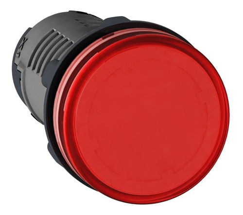 Luz Piloto Redonda Rojo 22mm Con Led Integrado 220 V