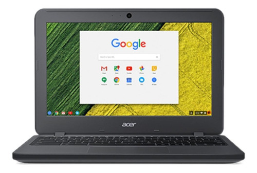 Notebook Acer Chromebook C731T cinza táctil 11.6", Intel Celeron N3060  4GB de RAM 32GB SSD, Intel HD Graphics 60 Hz 1366x768px Google Chrome