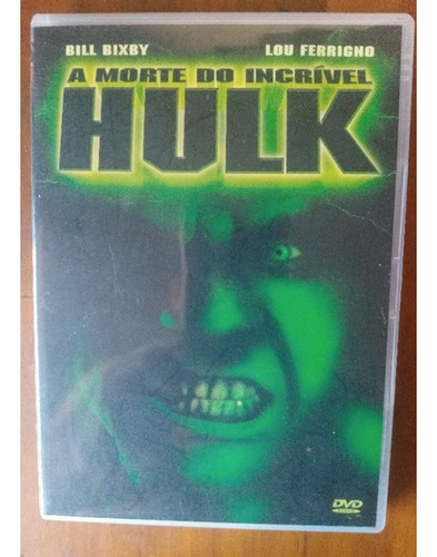 Dvd A Morte Do Incrível Hulk Bill Bixby