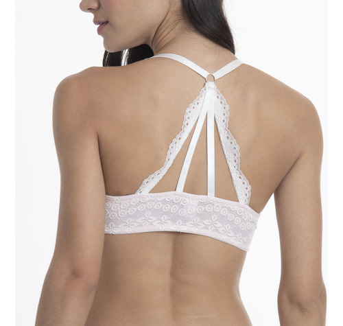 Sostén De Encaje Con Soft Push-up Realce Natural