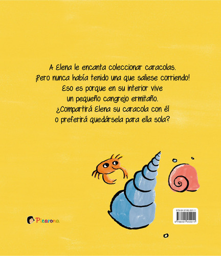 Las caracolas de Elena, de Robbins, Rose. Editorial PICARONA-OBELISCO, tapa dura en español, 2022