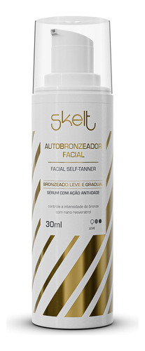 Skelt Autobronzeador Anti-Idade Red Carpet Glow Facial Frasco 30ml