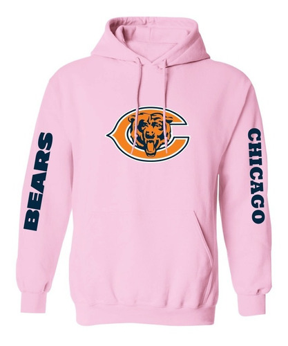 Sudadera Modelo Chicago Bears Pink