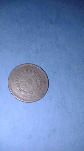 Suecia Moneda 1 Corona Plata 1944 Usada