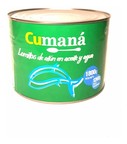 Lomito Atún En Aceite Y Agua 1.8 Kg Cumaná