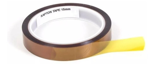 Rollo De Cinta Alta Temperatura Kapton Tape 15mm X 30mts