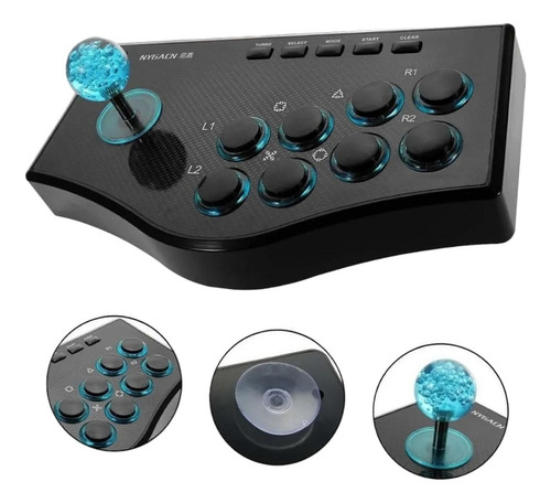 Control Mando Arcade Nygacn - Pc/ Tv Android/ Ps2/ Ps3