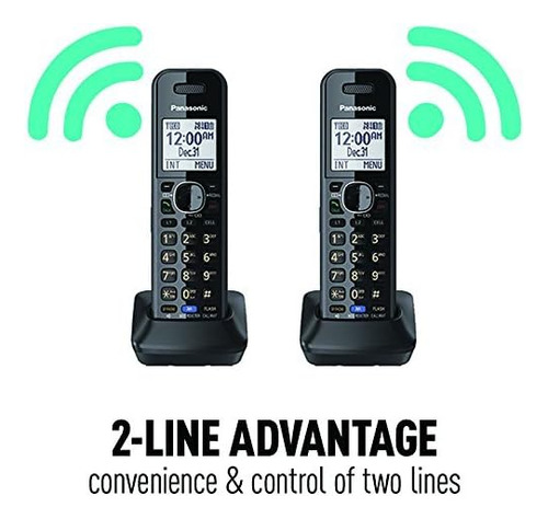 Sistema Telefónico Con Cable/inalámbrico Panasonic De 2 Líne