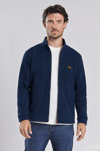 Campera Micropolar Peak Azul, Hombre. Bravo J. T S Al 4xl