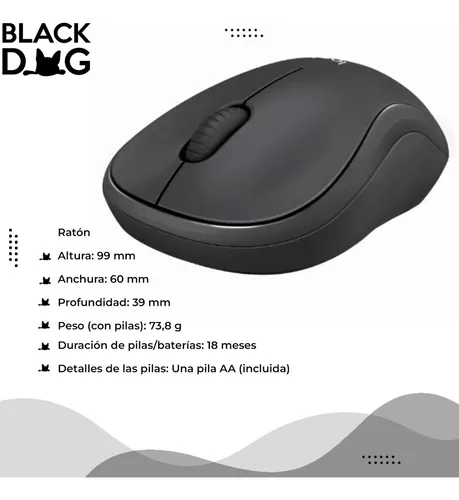 Mouse Logitech M240 Silent Inalámbrico Negro 1