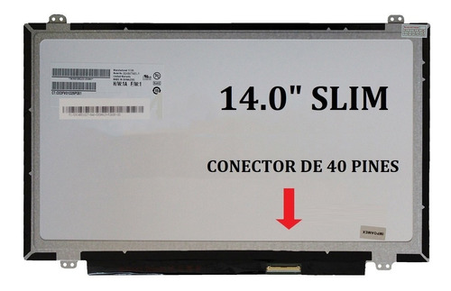 Pantalla Display 14.0 Slim 40p Hp Pavilion 14-r002la