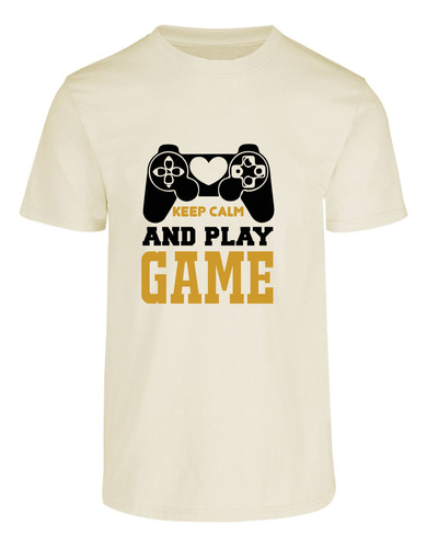 Playera Gamer Hombre Moda Keep Calm And Play Game