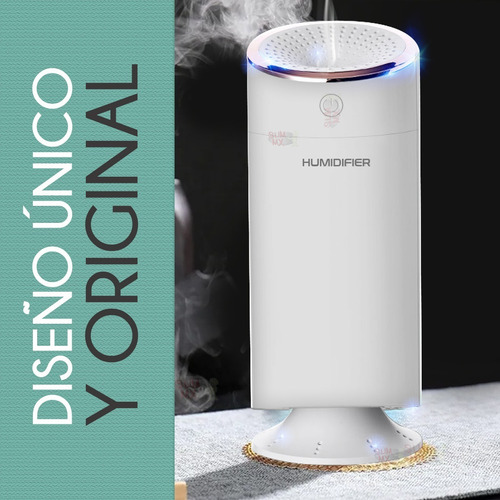 Humidificador Phantom Difusor De Aromas Luz Led Usb 300ml Color Blanco