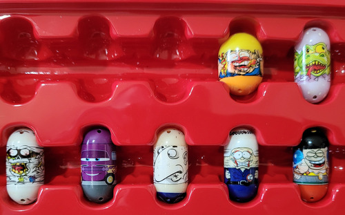 Mighty Beanz - Conjunto Com 47 Bonecos + Maleta (8 C) (Usado)