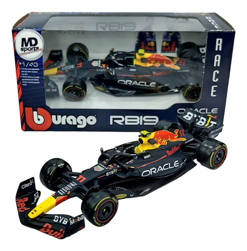 Auto Formula 1 Redbull Rb19 2023 Verstappen-checo Perez 1:43