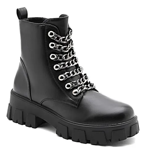Botas negras 2025 con agujeta