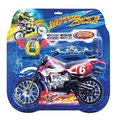 Brinquedos Infantil Moto De Trilha Motocross 25cm Plástico - Motinha de  Brinquedo Plastico Carrinhos BsToys