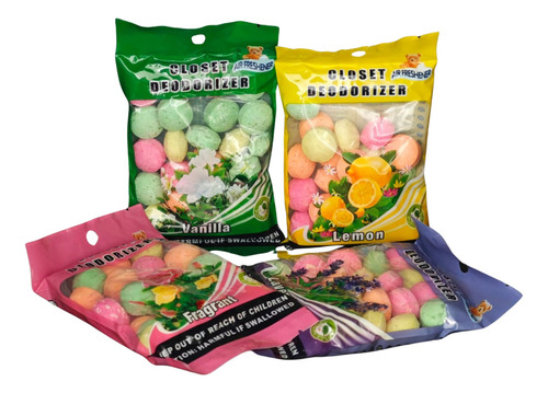 Pack 4 Bolsas 100gr Naftalina