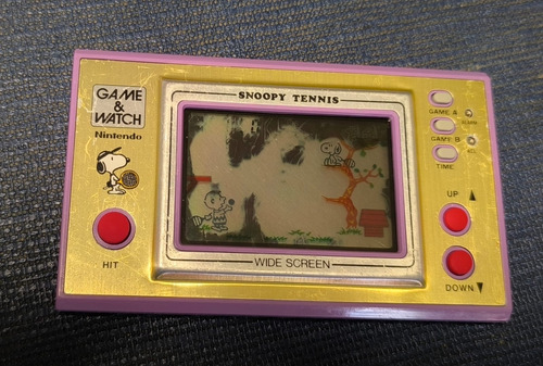 Nintendo Game Watch Snoopy Tennis Violeta (Usado)