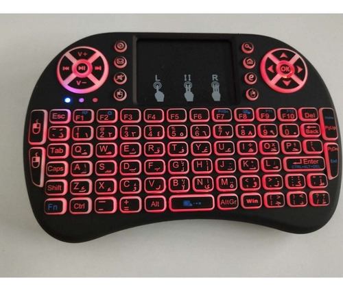 Mini Teclado Inalambrico Rgb Retroiluminado Tactil Win/andro