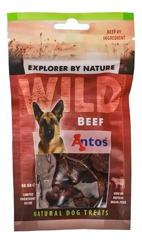 Premios Snack Perros Antos Wild Beef Sachet 80 Gr Carne