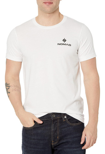 Camiseta Con Logotipo Nómada | Camiseta De Caza De Manga Cor