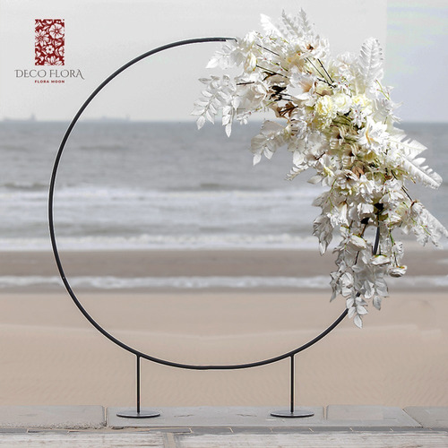 Perfect Match/arco De Acero+2 Flores Artificiales/eventos