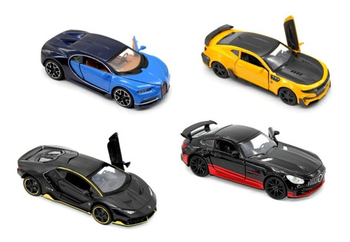 Colección Carros Metalicos 1:32 Miniauto Luces Sonidos Lujo