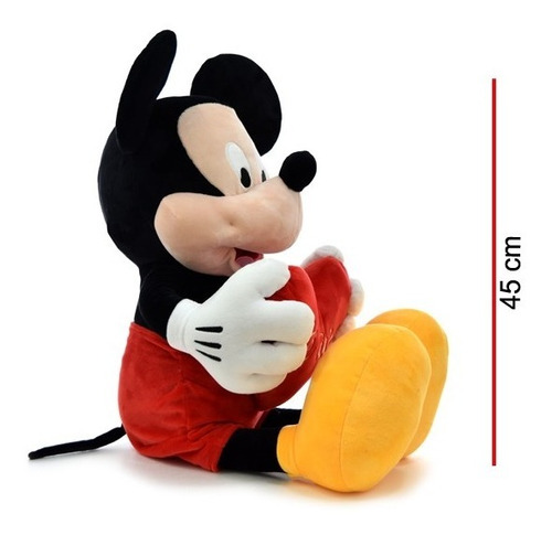 Imagen 5 de 5 de Peluche Mickey 70cm Con Corazon - Orig. Phi Phi Toys