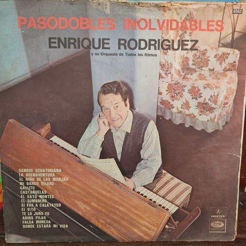 Vinilo Enrique Rodriguez Su Orq Pasodobles Inolvidables Es1