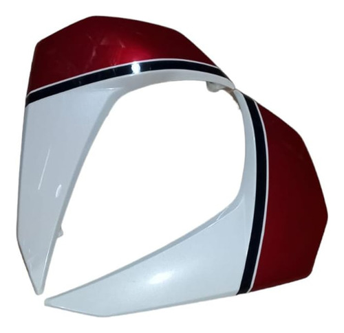 Cachas Lateral Cubre Pierna Gilera 125x Original Rojo Blanco