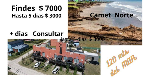 Imagen 14 de 14 de Alquilo Dptos Sta Clara, Camet Norte A 100 Mts Del Mar