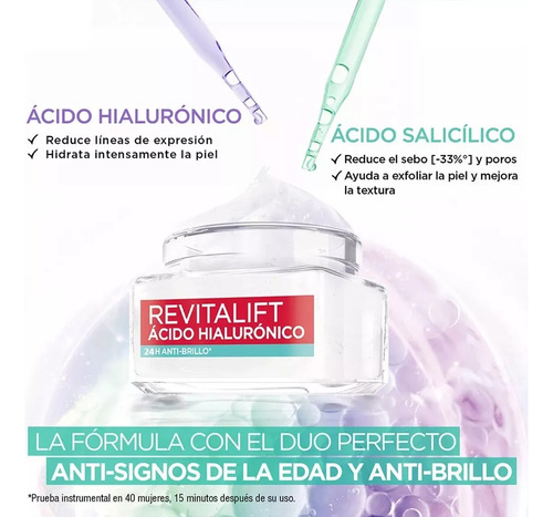 Kit L'oréal Crema Anti-brillo Y Protector Solar Anti-brillo