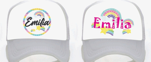 Gorro De Tela Blanco Personalizado Egresados 