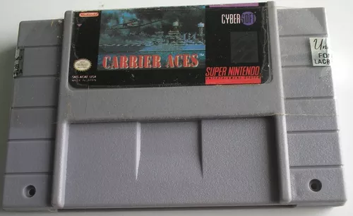 Carrier Aces (guerra Avião) Super Nintendo Paralela Usada