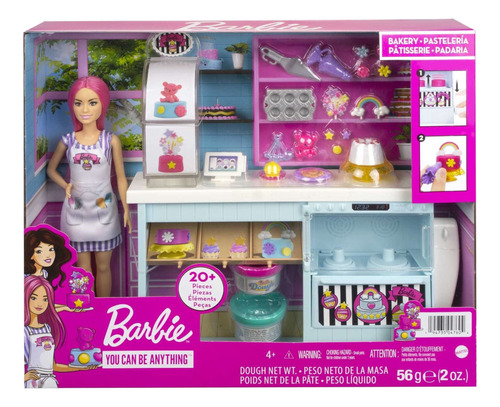 Muñeca Barbie Cocinera Pastelera P Niña Original Mattel. 