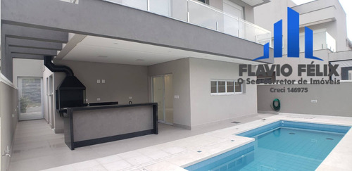 Imagem 10 de 15 de Casa Á Venda Real Park Arujá 4 Suítes E Área Gourmet Integrada - 750