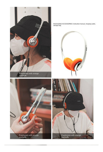 Audífonos Vintage Con Diadema Bluetooth Abierta