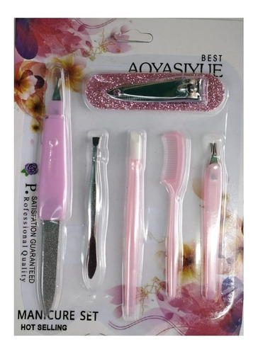 Imagen 1 de 1 de Set De Manicure 7pzas Set De Belleza Personal