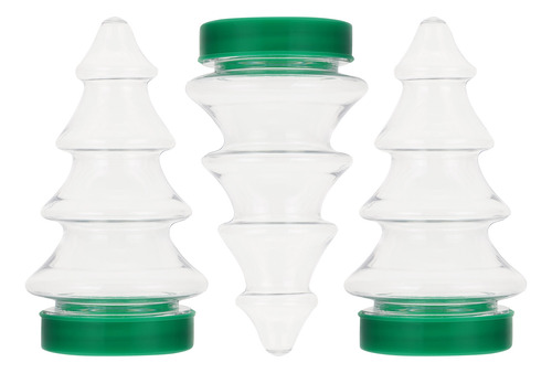 Botella De Plástico Boticary Jar Para Caramelos, 3 Unidades