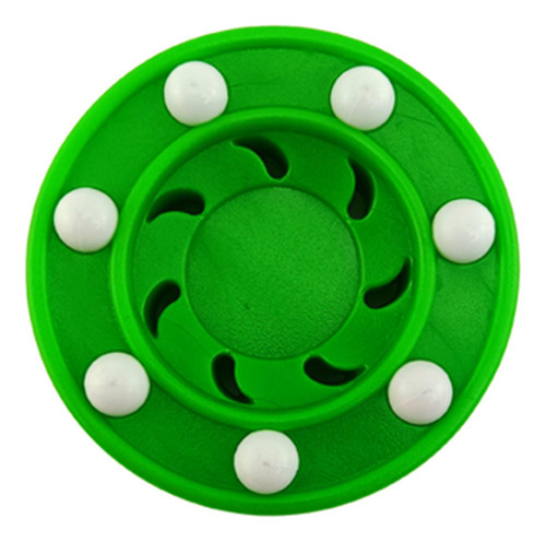 4 Equipo De Entrenamiento De Rodillos De Los 7.5x2.5cm Verde