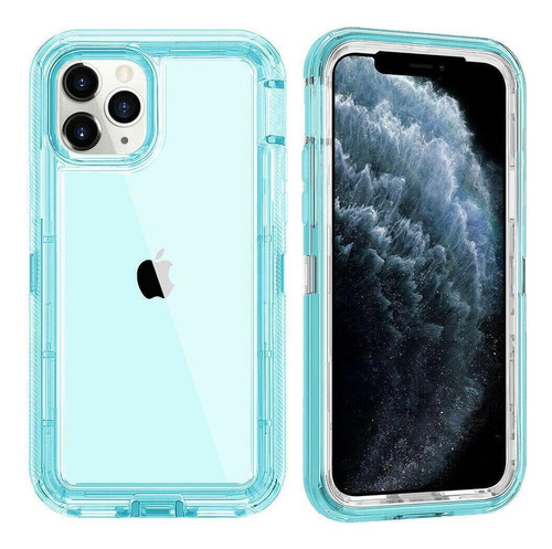 Funda De Protectora Para iPhone Carcasa De Silicona Cristal