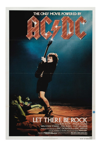 Lamina Para Enmarcar Cuadros Ac Dc Let There Be Rock