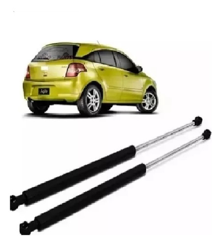 Kit X2 Amortiguadores Porton Chevrolet Agile 2009/10/17 52cm