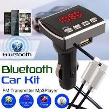 Transmisor Bluetooth Fm Adaptador Usb Microsd Cargador Carro