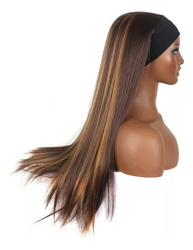 Para Peluca De Diadema Larga Recta For Mujer