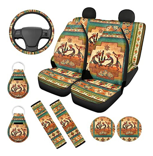 Huiacong Kokopelli Ethnic Navajo Car Seat Cover For Women Na