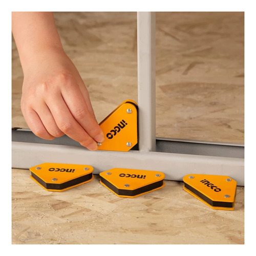 Set De 4 Escuadras Magneticas Para Soldar Ingco Amwh4001