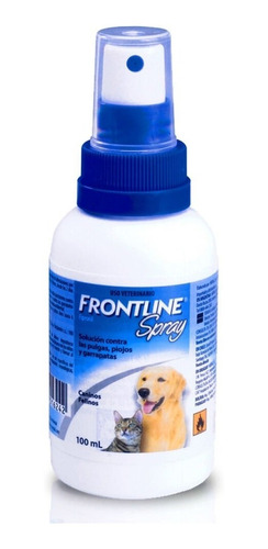 Frontline Spray 100ml Antiparasitario Externo Perro Gato 